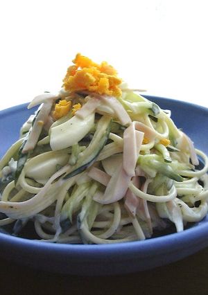 主食にもなるよぉ～✿スパゲッティサラダ✿-レシピのメイン写真