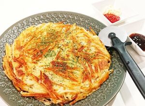 外カリ中もち！じゃがいもと鶏肉のガレット-レシピのメイン写真