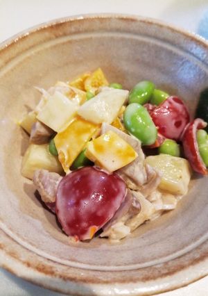 彩り食感いろいろ☆コロコロポテトサラダ-レシピのメイン写真