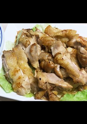 鶏胸肉の塩にんにく焼き♡-レシピのメイン写真