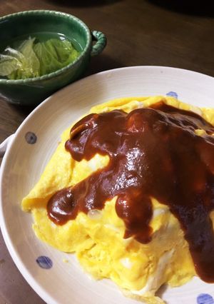 鹿ソーセージオムライス-レシピのメイン写真