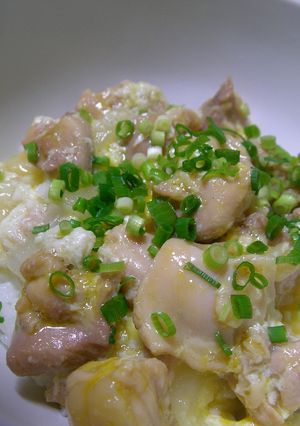 【男の料理】絶品☆オレの塩親子丼-レシピのメイン写真