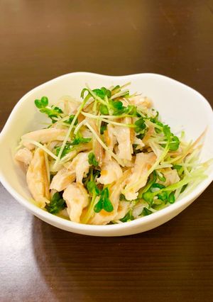 おつまみヘルシー☆サラダチキン薬味和え-レシピのメイン写真