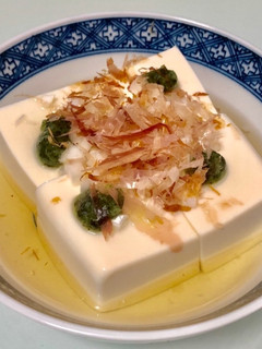 簡単&美味☆青じそ鰹節ねぎ白だし豆腐-レシピのメイン写真
