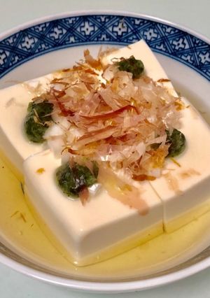 簡単&美味☆青じそ鰹節ねぎ白だし豆腐-レシピのメイン写真