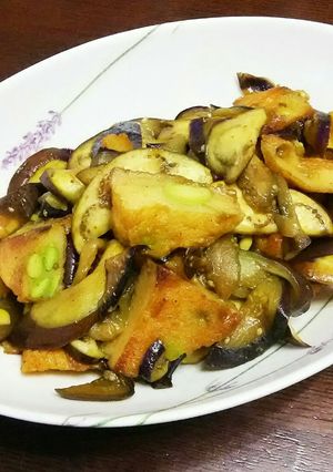 なすとさつま揚げのスタミナカレー炒め。-レシピのメイン写真