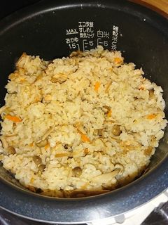 ツナとなめたけの炊き込みご飯 生姜風味-レシピのメイン写真