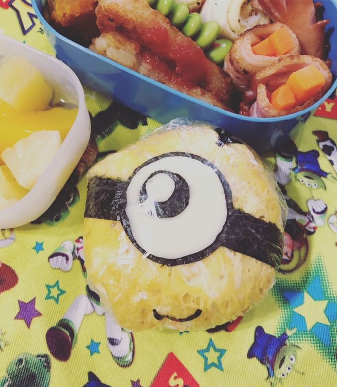 キャラ弁 ミニオン-レシピのメイン写真