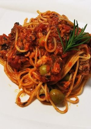 ☆サバとオリーブのトマトパスタ☆☆☆-レシピのメイン写真