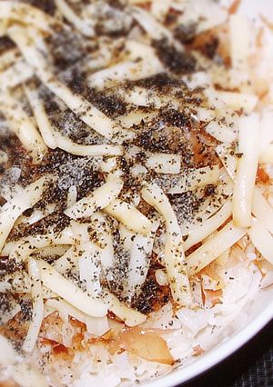 黒すり胡麻のチーズ猫飯（ねこまんま）-レシピのメイン写真