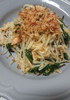 ツナニラもやしそうめんチャンプルー！-レシピのメイン写真