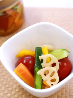 彩り野菜の和風ピクルス-レシピのメイン写真