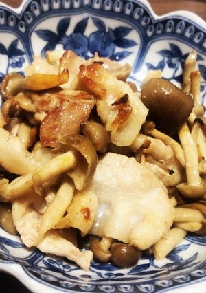 簡単☆5分で豚きのこ-レシピのメイン写真