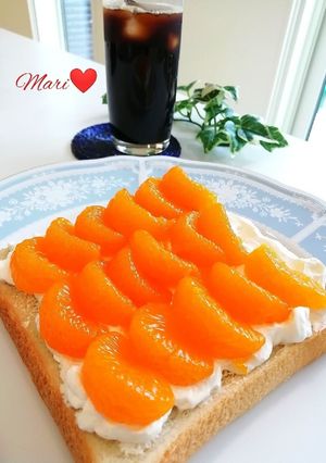 生クリームみかんパン-レシピのメイン写真