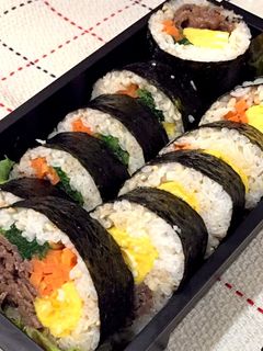 キンパ海苔巻き-レシピのメイン写真