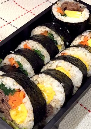 キンパ海苔巻き-レシピのメイン写真