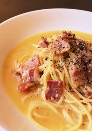 生クリーム不使用　簡単濃厚カルボナーラ-レシピのメイン写真