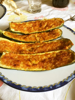 ズッキーニのオーブン詰め焼き-レシピのメイン写真