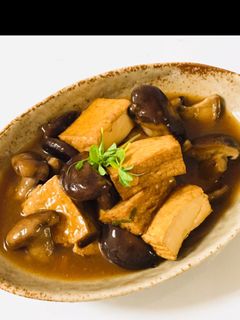 厚揚げと椎茸の中華風煮込み-レシピのメイン写真