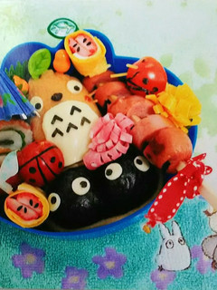 簡単キャラ弁 トトロお弁当 遠足 運動会-レシピのメイン写真