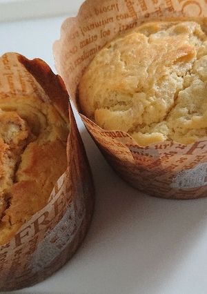 砂糖なしのバナナマフィン-レシピのメイン写真