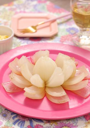 まるごと玉ねぎ☆簡単オニオンフラワー-レシピのメイン写真