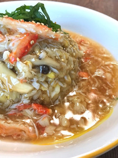 簡単美味しい♡カニ餡掛けチャーハン-レシピのメイン写真