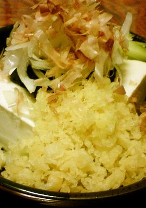 鮭ぶしとたぬき豆腐-レシピのメイン写真