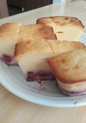 混ぜて焼くだけミックスベリーチーズケーキ-レシピのメイン写真