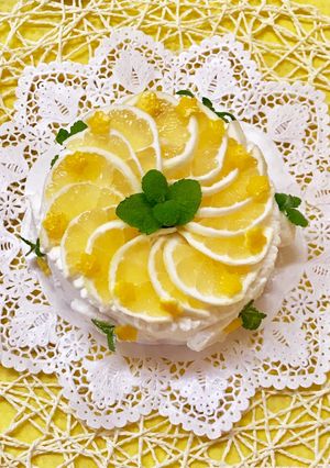 日向夏のシフォンケーキ-レシピのメイン写真