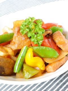 超簡単!カツオのたたき酢豚風♪-レシピのメイン写真