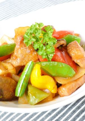 超簡単!カツオのたたき酢豚風♪-レシピのメイン写真