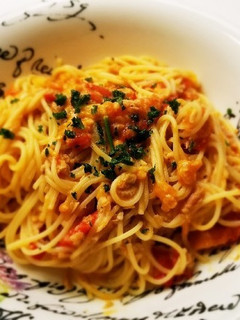 トマトとツナの豆乳クリームパスタ-レシピのメイン写真