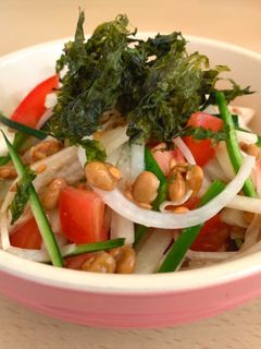 海苔と納豆で大根サラダ-レシピのメイン写真