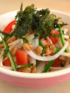 海苔と納豆で大根サラダ-レシピのメイン写真