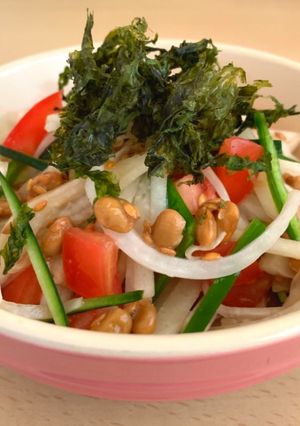 海苔と納豆で大根サラダ-レシピのメイン写真