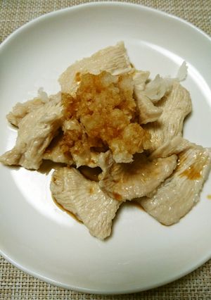 鶏胸肉の柔らかしゃぶしゃぶおろしポン酢-レシピのメイン写真