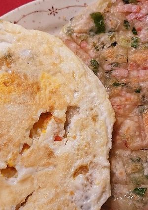 葱油餅ツォンヨゥピンハム&玉子(ber)-レシピのメイン写真