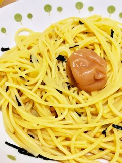 お茶漬けの素でお茶漬けパスタ!-レシピのメイン写真