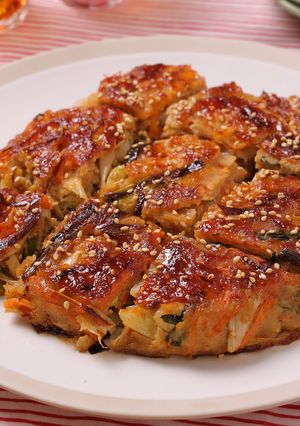 野菜たっぷり！甘辛照り焼きビッグバーグ-レシピのメイン写真