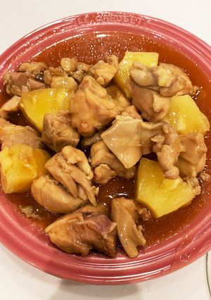 鶏肉のハワイアン煮 子供の給食メニュー-レシピのメイン写真
