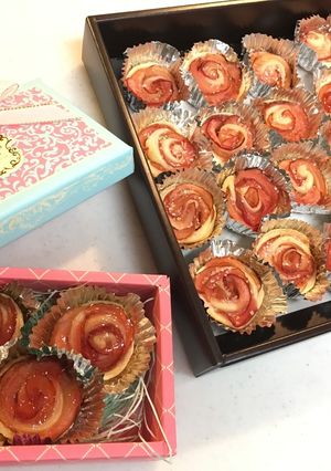 意外と簡単バラのアップルパイ 焦げない版-レシピのメイン写真