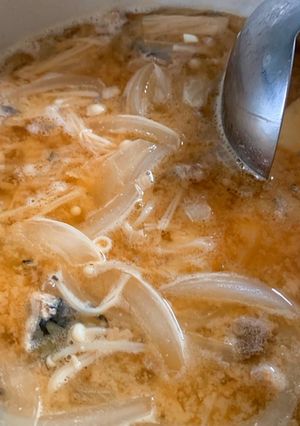 鯖缶で味噌汁☆-レシピのメイン写真
