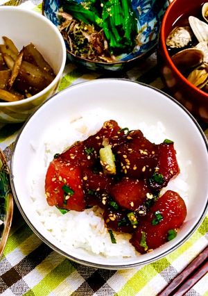 簡単！りゅうきゅう丼-レシピのメイン写真