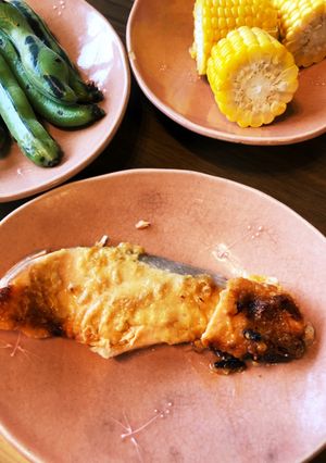 鮭の味噌マヨレンジ焼き-レシピのメイン写真
