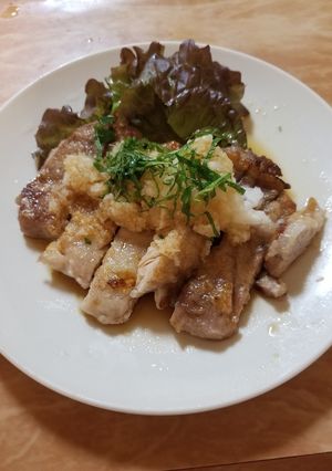 ポークソテー☆おろしポン酢ソース-レシピのメイン写真