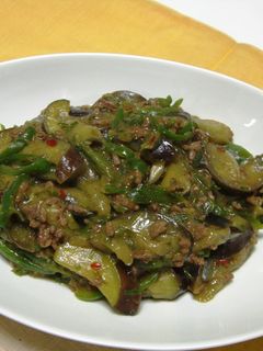 なすとひき肉のピリ辛炒め-レシピのメイン写真