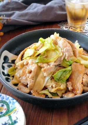 材料2つ☆豚こまキャベツの簡単回鍋肉。-レシピのメイン写真