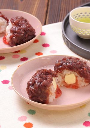 いちごとクリームチーズのスイーツおはぎ♡-レシピのメイン写真