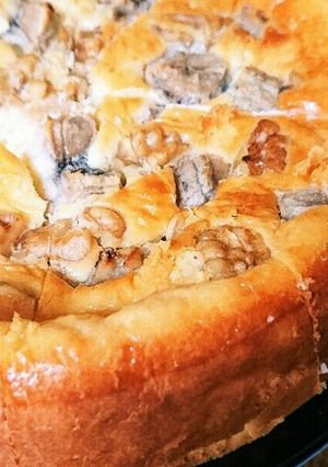 ♥クルミとバナナのベイクドチーズケーキ♥-レシピのメイン写真